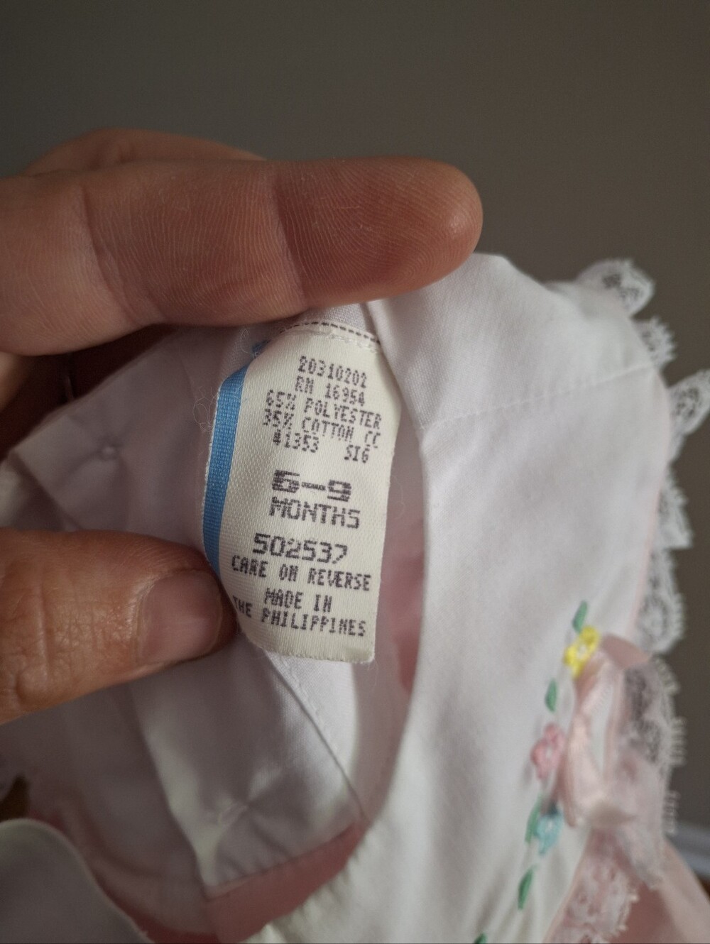 Vintage Baby Girl Romper 6/9m - Picture 5 of 5